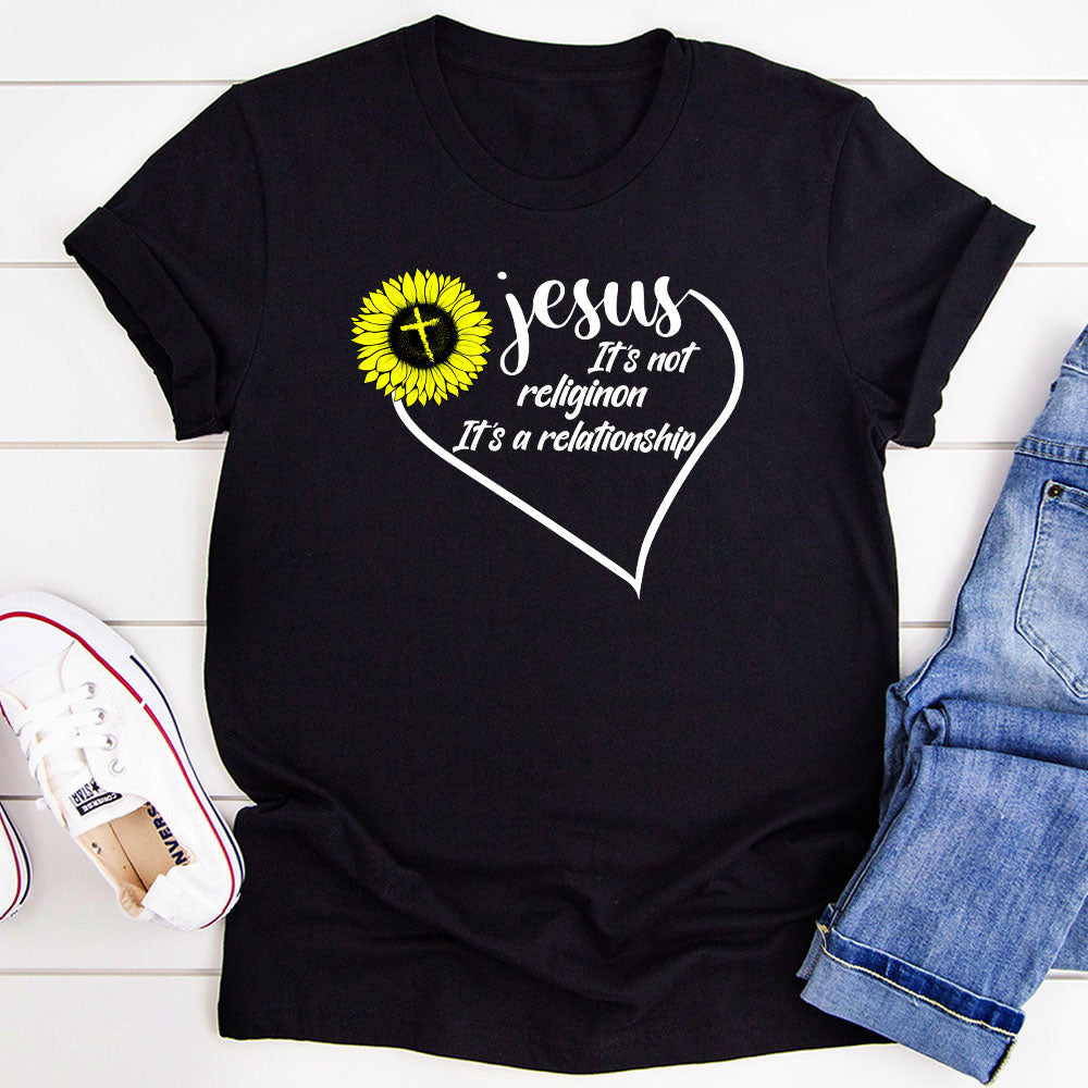 Jesus Is Not Religion T-Shirt-2
