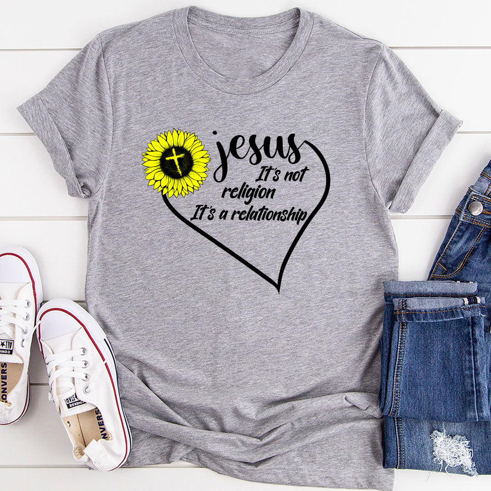 Jesus Is Not Religion T-Shirt-8