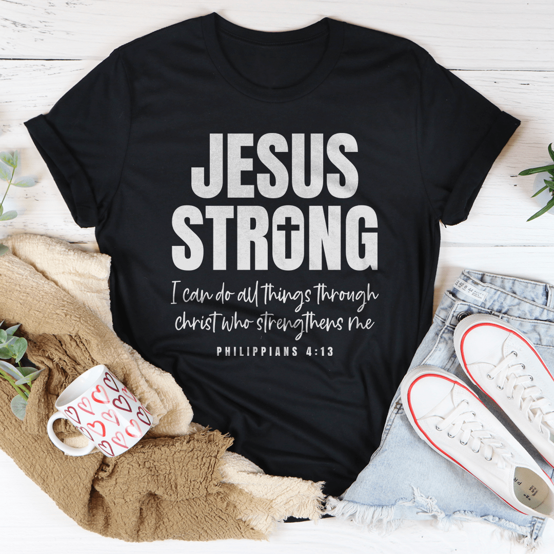 Jesus Strong  Tee-0
