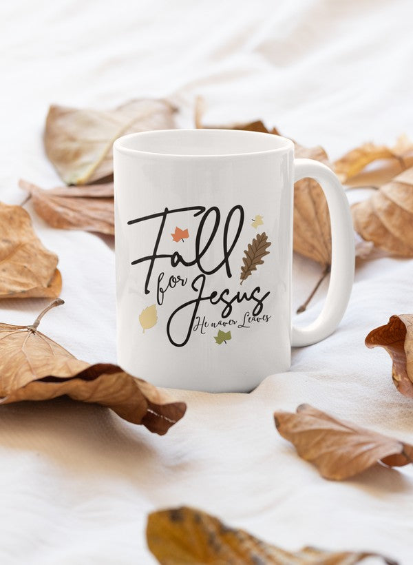 Fall For Jesus Mug-0