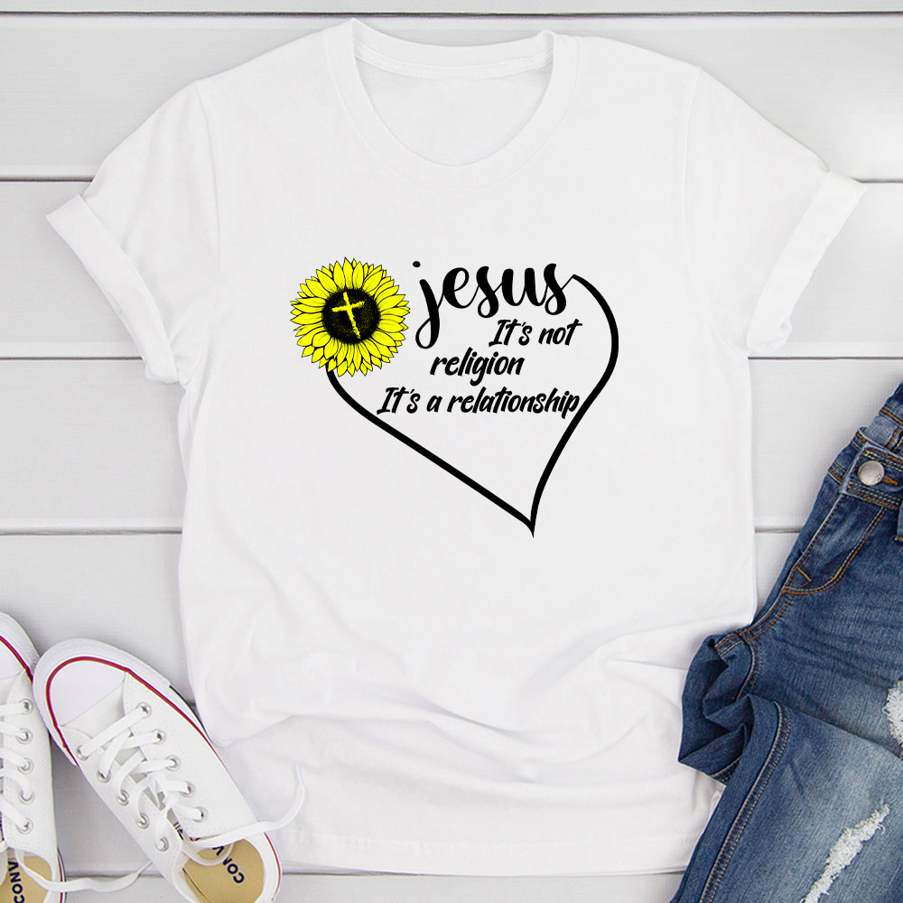 Jesus Is Not Religion T-Shirt-16